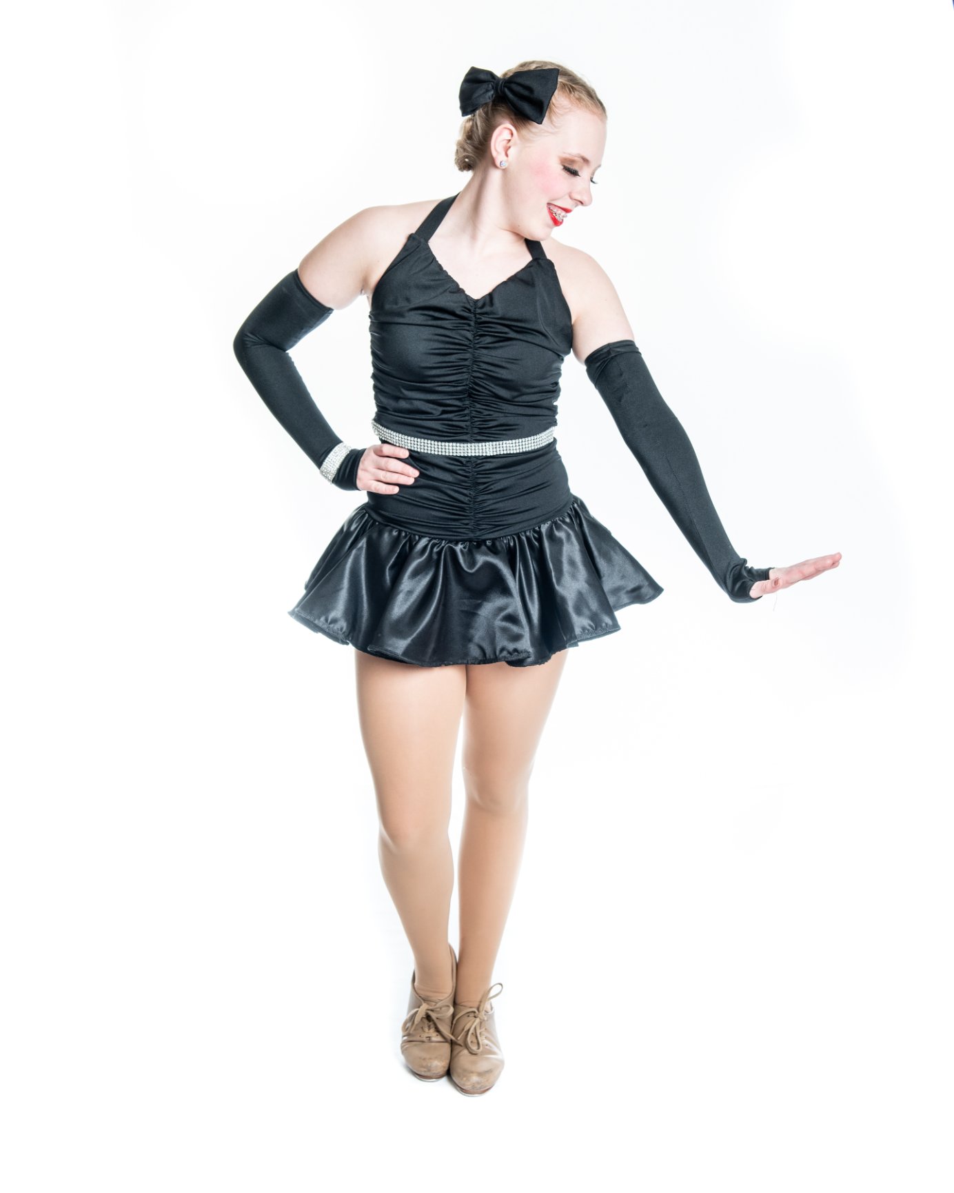 Woman performing in dance attire