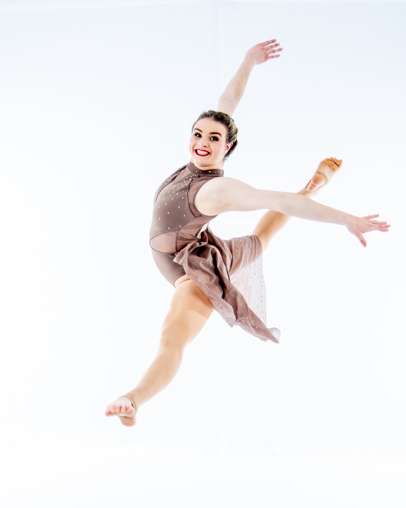 Ballet dancer in elegant pose